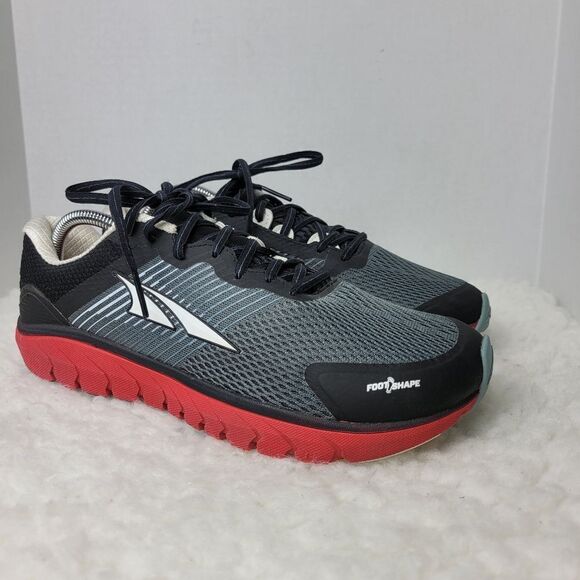 Altra Provision 4 Mens Size 10 Running Hiking Shoes Black Grey Red Sneaker - Picture 1 of 11